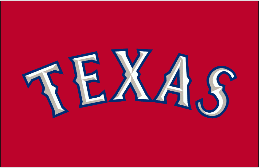 Texas Rangers 2009-2013 Jersey Logo fabric transfer